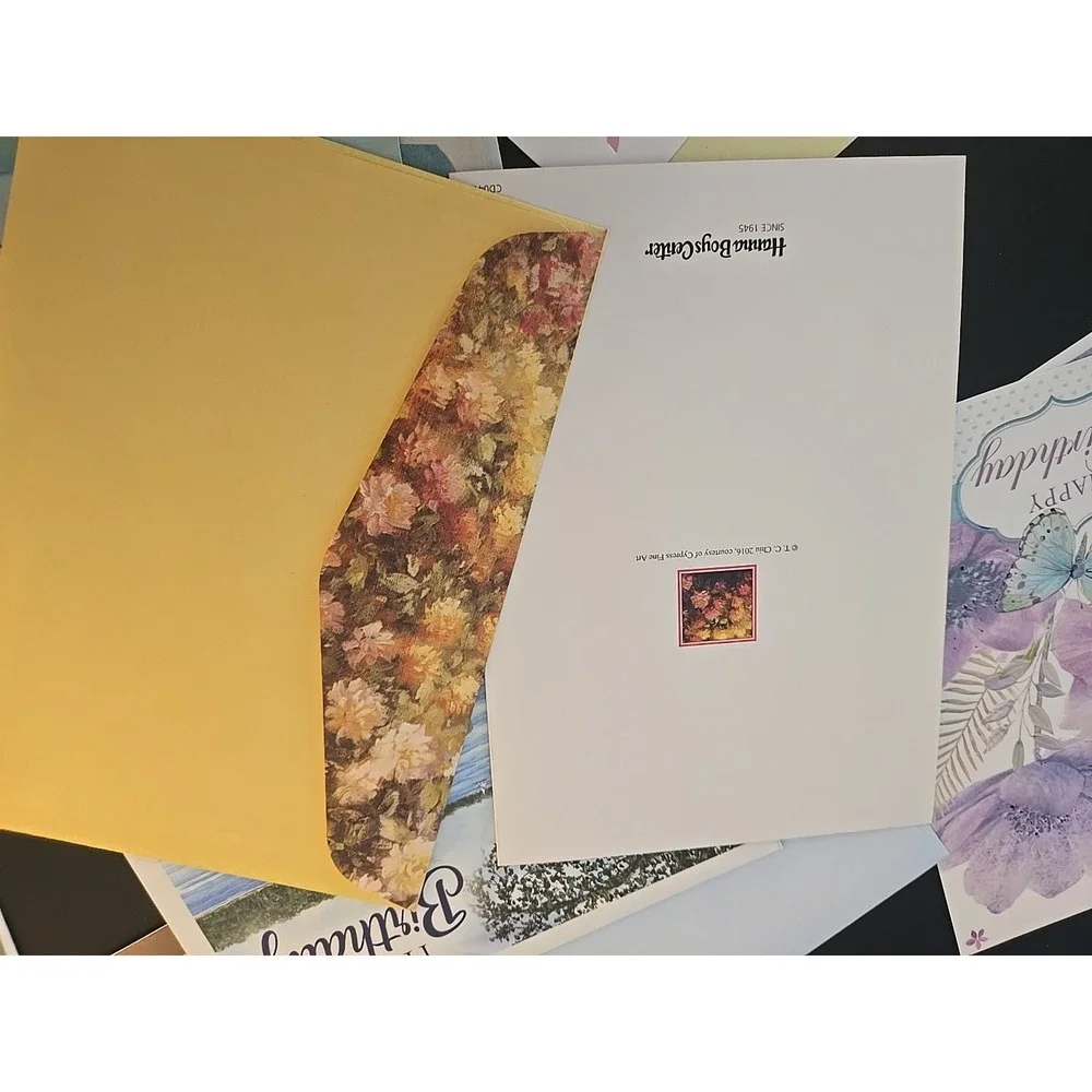 Assorted Birthday Cards & Envelopes Lot Of 17 Greeting Cards New Vibrant Designs